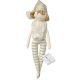 37cm White Fur Vest Doll min 4