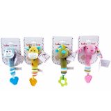 4 Asst 28cm Knit Zoo Squeakers