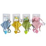 4 Asst Knit Zoo Comforters