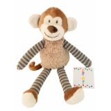28cm Brown Fluffy Monkey 4
