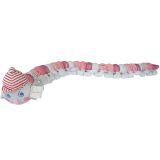 160cm Pink/Wht Caterpillar