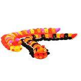 2/A 160cm Blk/Org Caterpillars