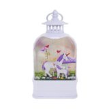 Purple Unicorn Family Med Lantern 