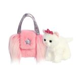 CAT FRILL BAG PINK W STAR