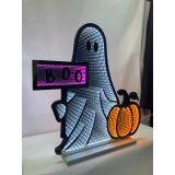 40CM INF GHOST WITH BOO SIGN