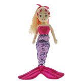 PREORDER 45cm MOANA Flip Sequined Pink & Lilac Mermaid