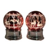 2/A WATERBALL SLEIGH & DEER