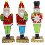 3/A Standing Santa's & Snwm LU