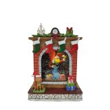 Grinch Fireplace Scene Lnt