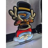 90CM INF SNOWMAN DEER & SANTA
