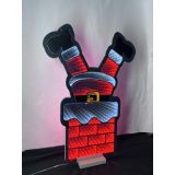 90CM INF SANTA LEGS WITH CHIM
