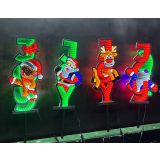 SET OF 4 60CM INF STAKE JOY