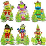 6/A 10cm Sesame St Tree Decs