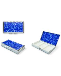 AZURE FEATHERS PILL BOX