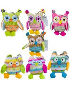 7/A 10cm Owl Keyrings Disp 32