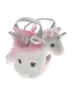 White Unicorn in Unicorn Bag