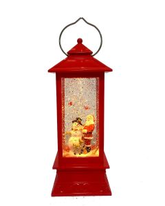 Red Lantern Santa & Snowman 6