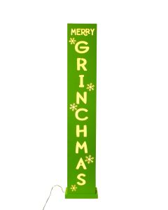 Merry Grinchmas Post 110cm