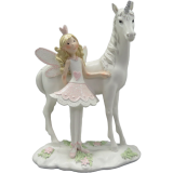 Fairy Standing w Unicorn