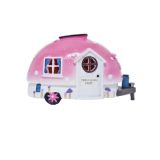 Solar Travelling Fairy Caravan PINK