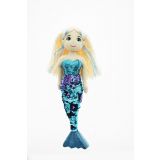 45cm LUCY Flip Sequined Blue Multi Mermaid