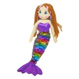 45cm Mermaid SIREN Purple Multi