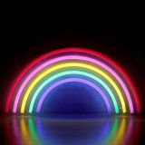 RAINBOW NEON LIGHT 38*19CM MULTI COLOURED USB POWERED