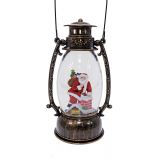 Brass Oval Lantern Santa Chimn