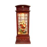 Telephone Booth Santa