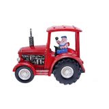 W-S Tractor w Santa Red