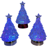 3/A LED WATER GLOBE TREES RGB