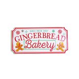 Metal Gingerbread Bakery Sign