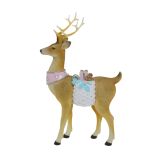 26cm Standing Deer w Sack