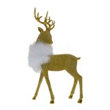 34cm Standing Gold Deer