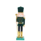 27cm Green Soldier w/staff
