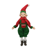 Musical Elf Green/Red Overalls