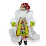 White Standing Santa 45cm