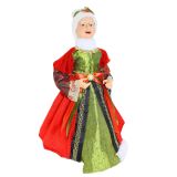 Mrs Clause Grn/Red Stand 45cm