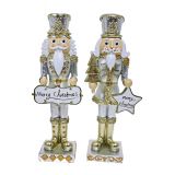2/A Nutcrackers Holding Signs