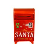 62CM Metal Mailbox Santa
