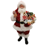 Santa Claus with Wreath