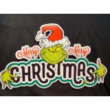 Dr Seuss Grinch Merry Christmas Indoor Acrylic Sign 80cm