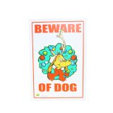 Metal Beware of Dog 35x24