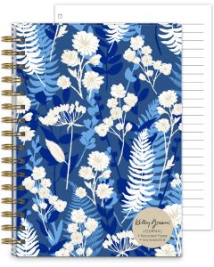 Blue Botanicals Spiral Journal