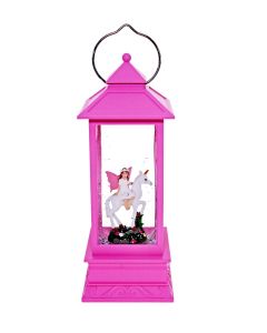 Pink Lantern with Unicorn & Fairy
