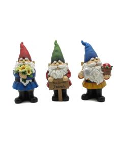 3/Asst Sweet Gnomes 20cmH